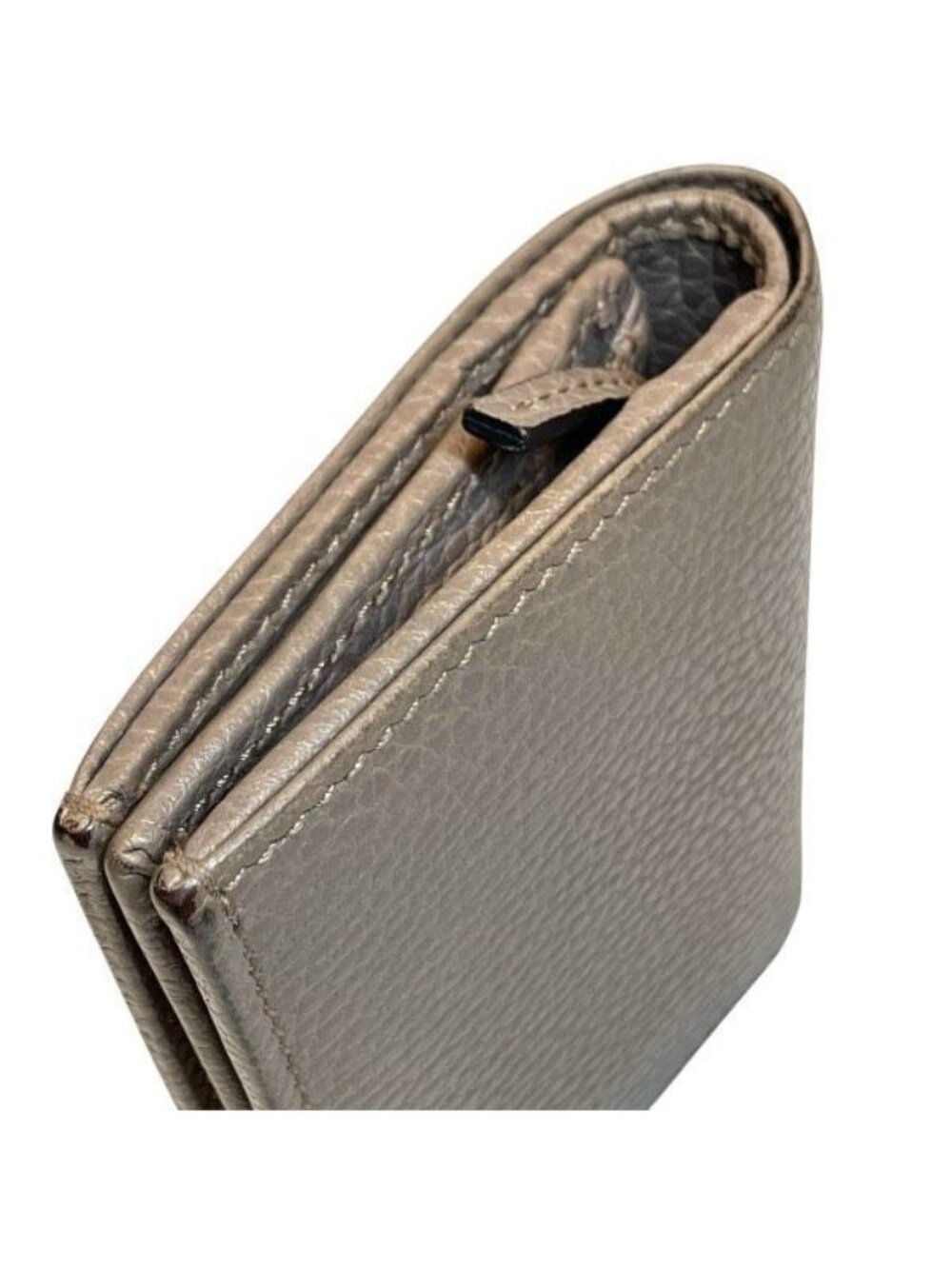 Gucci GG Marmont Beige Leather Bifold Wallet - Picture 9 of 9